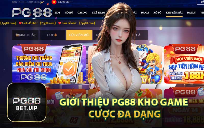 Giới Thiệu PG88 Kho Game Cược Đa Dạng